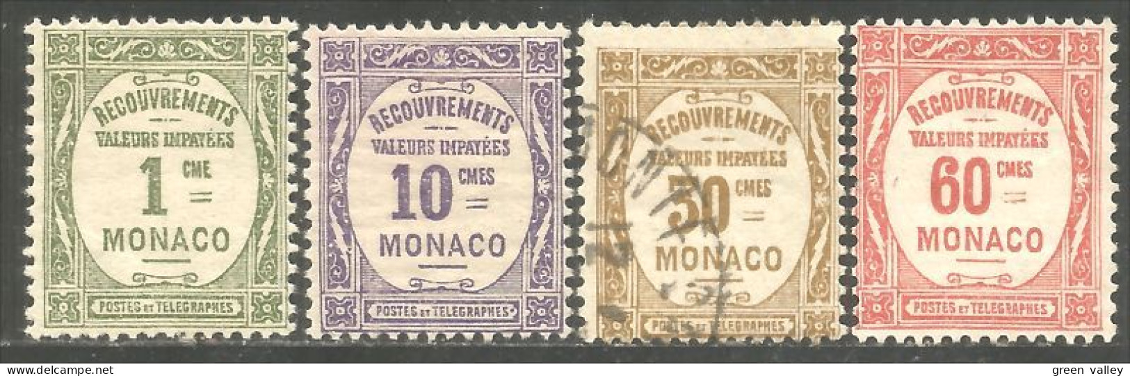 630 Monaco Taxe Série 1924-25 */o (MON-437) - Portomarken
