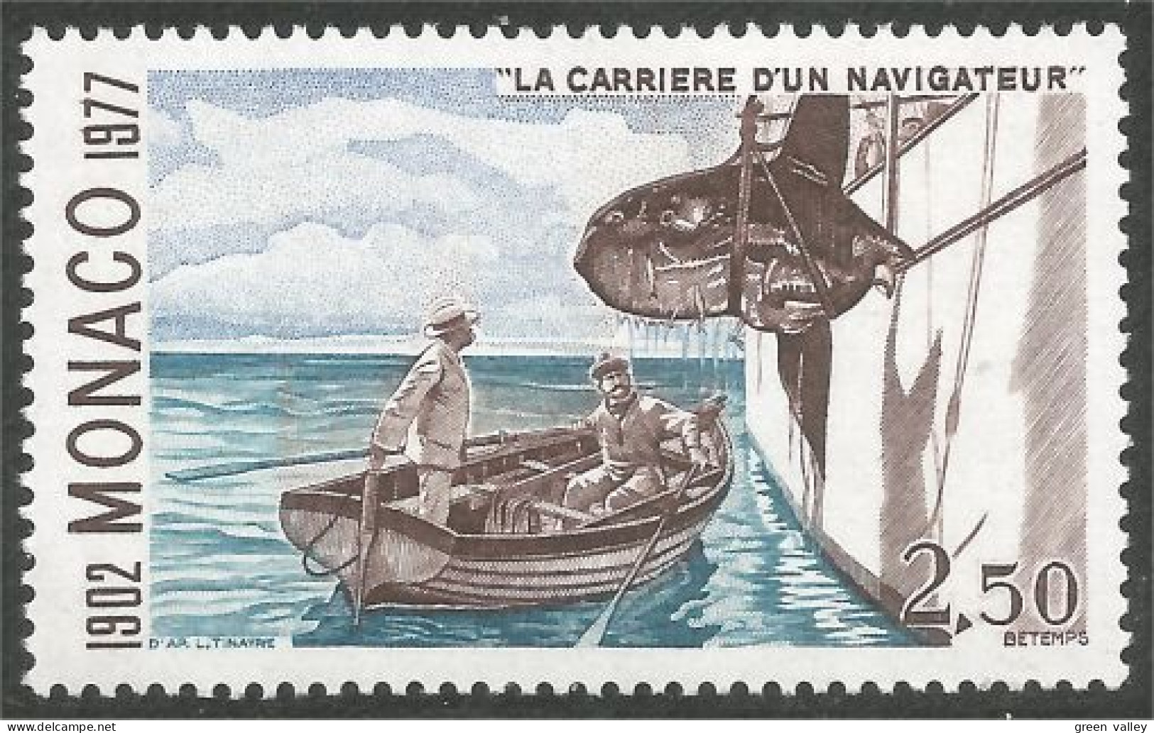 630 Monaco Chalut Trawl Poisson Fishing Pêche Marinero Bateau Boat Poisson Fishing MNH ** Neuf SC (MON-397a) - Ungebraucht