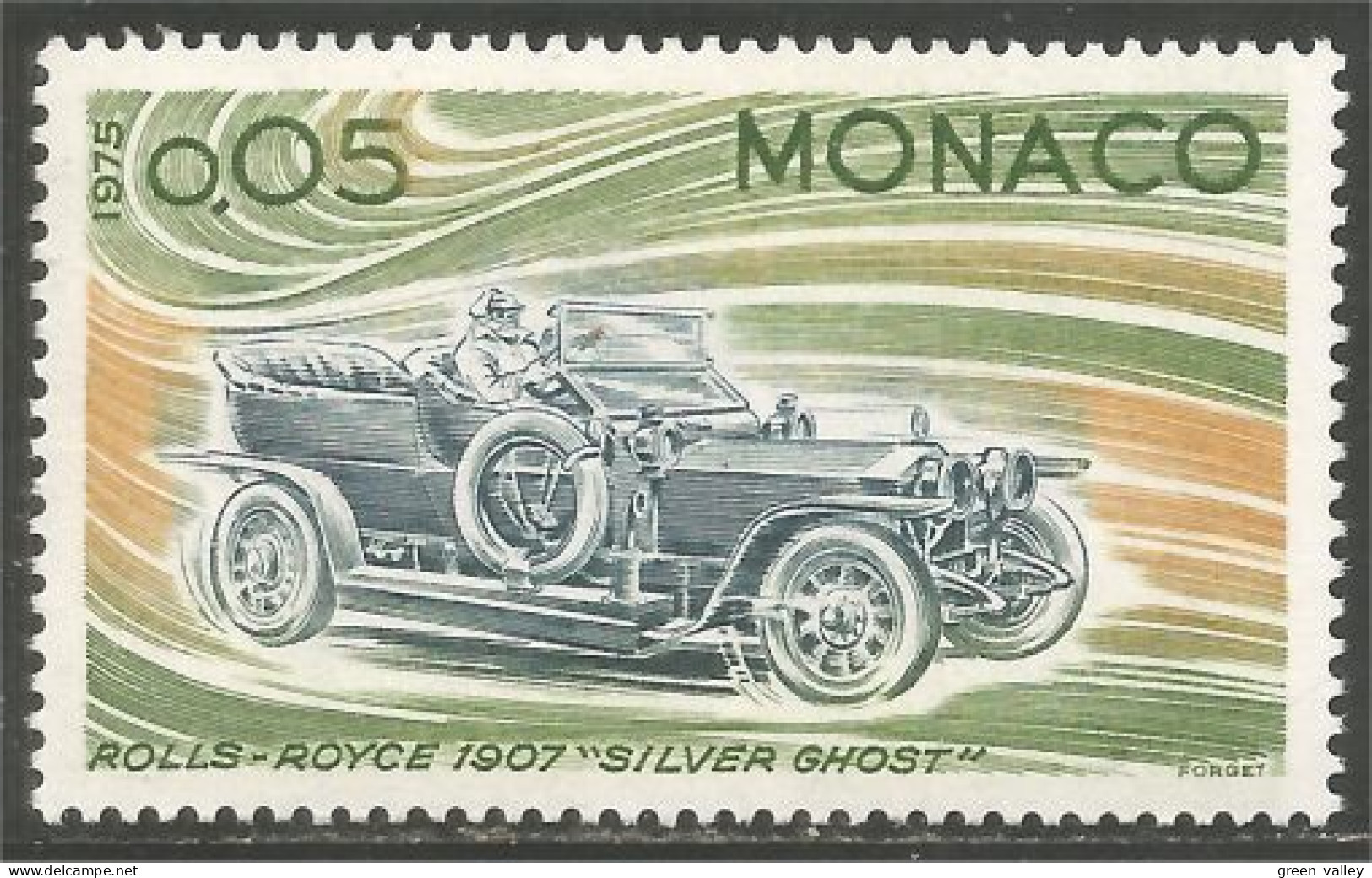 630 Monaco Rolls Royce 1907 Automobiles Cars Voitures MNH ** Neuf SC (MON-389) - Auto's