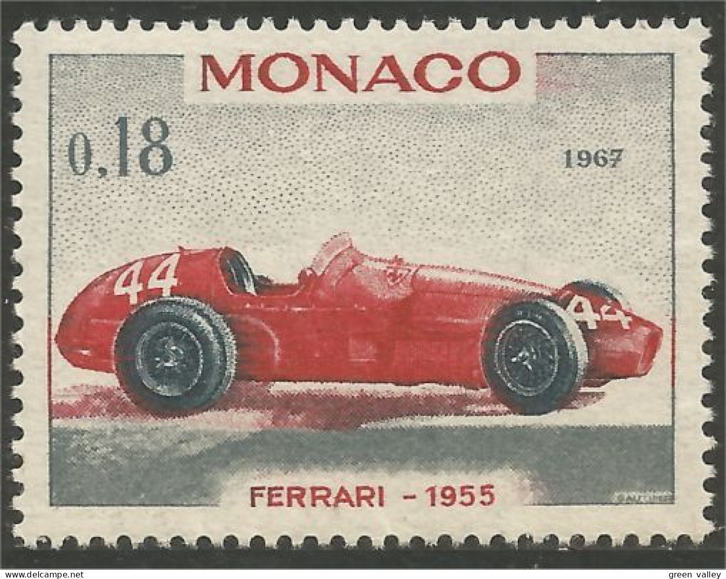 630 Monaco Ferrari 1955 Formule Un 1 Grand Prix Automobiles Cars Voitures MNH ** Neuf SC (MON-375b) - Automobile