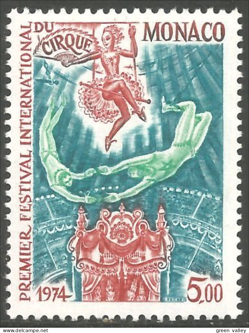 630 Monaco Cirque Circus Acrobats Acrobates MNH ** Neuf SC (MON-366a) - Cirque