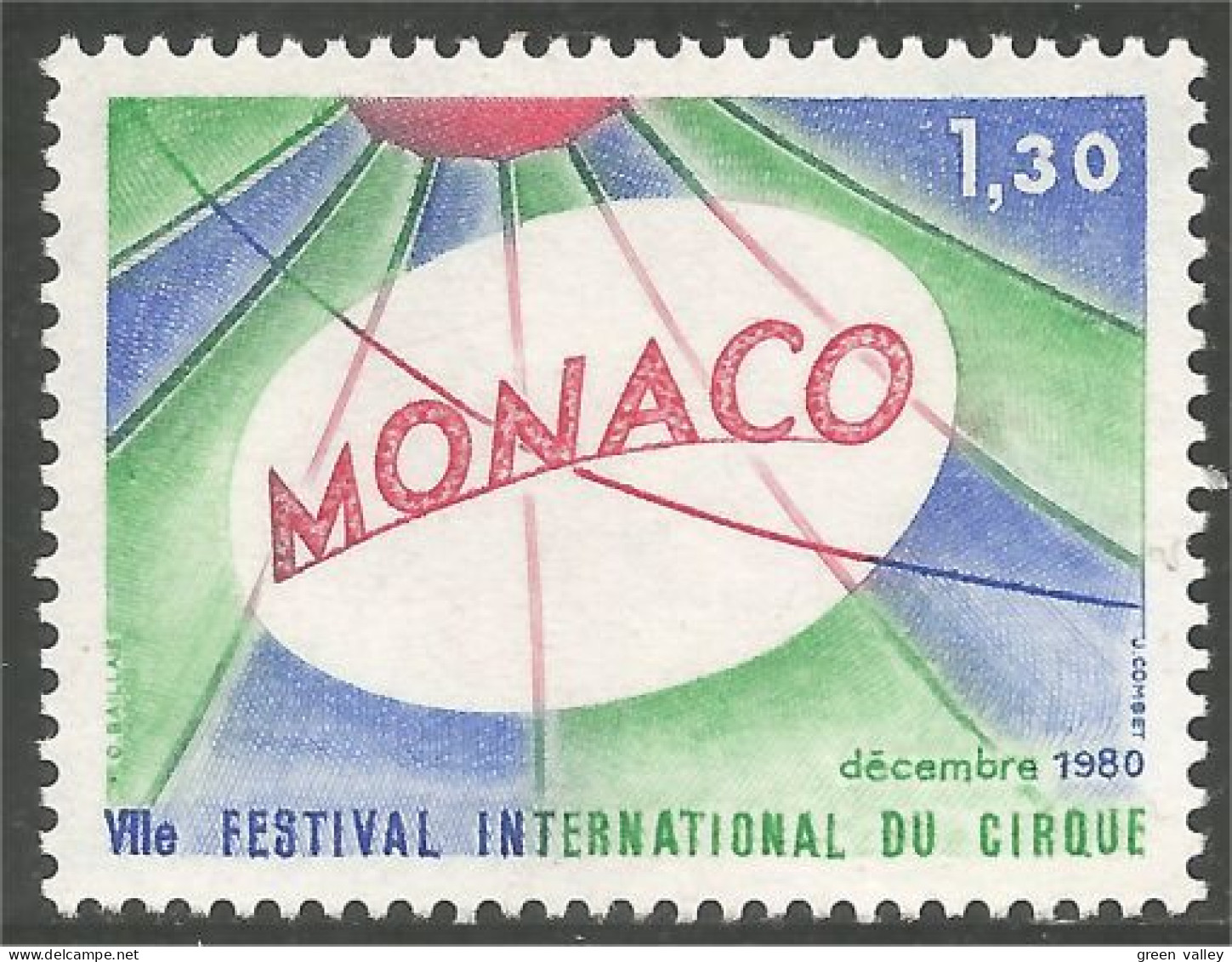 630 Monaco Cirque Circus Festival MNH ** Neuf SC (MON-359) - Circo