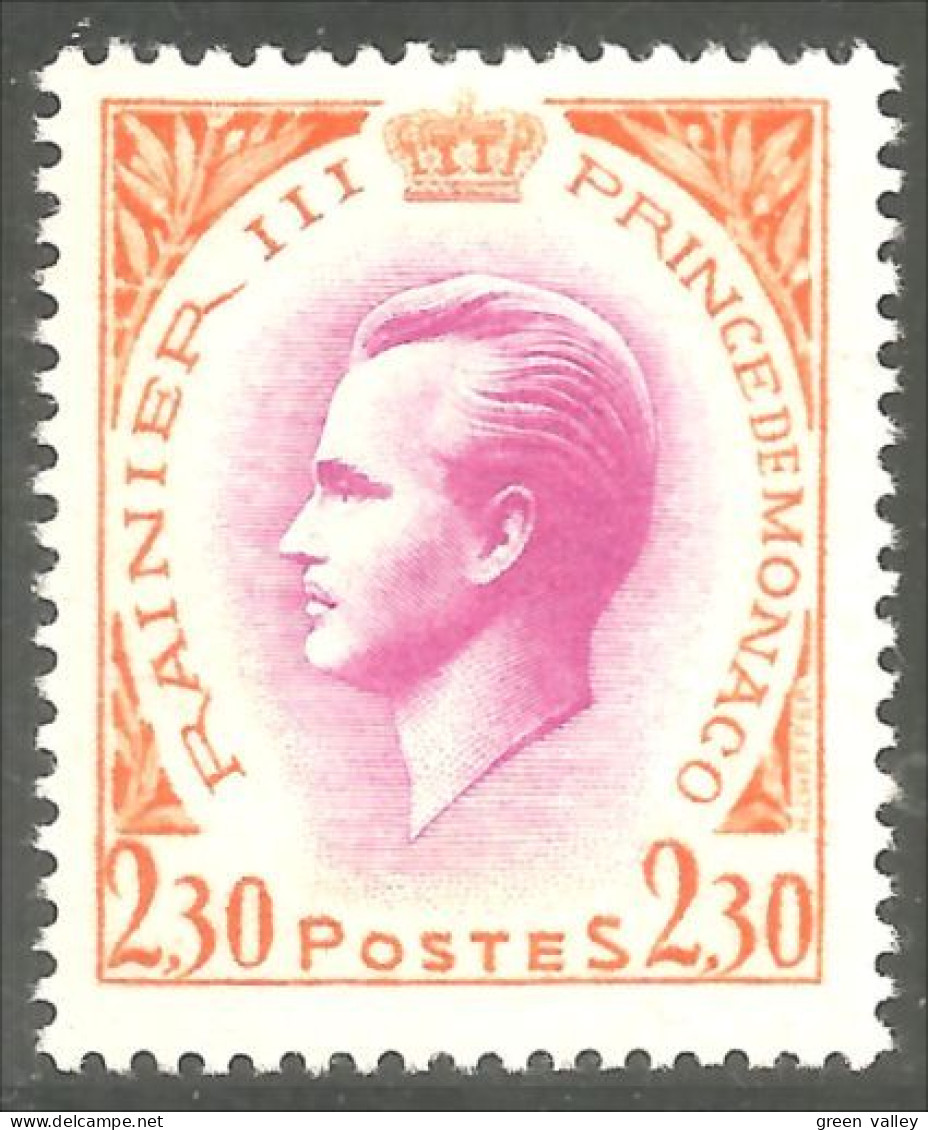 630 Monaco 1969 Yv 707 Prince Rainier III 2f30 TTB MNH ** Neuf SC (MON-301) - Unused Stamps