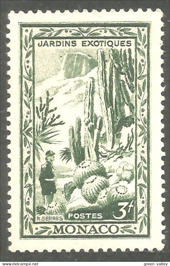 630 Monaco 1949 Yv 325 Cactus Cactii MH * Neuf Légère (MON-262) - Cactusses