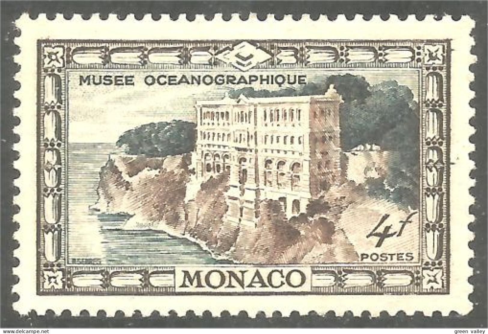 630 Monaco 1949 Yv 326 Musée Océan Ocean Museum MH * Neuf Légère (MON-263) - Museos