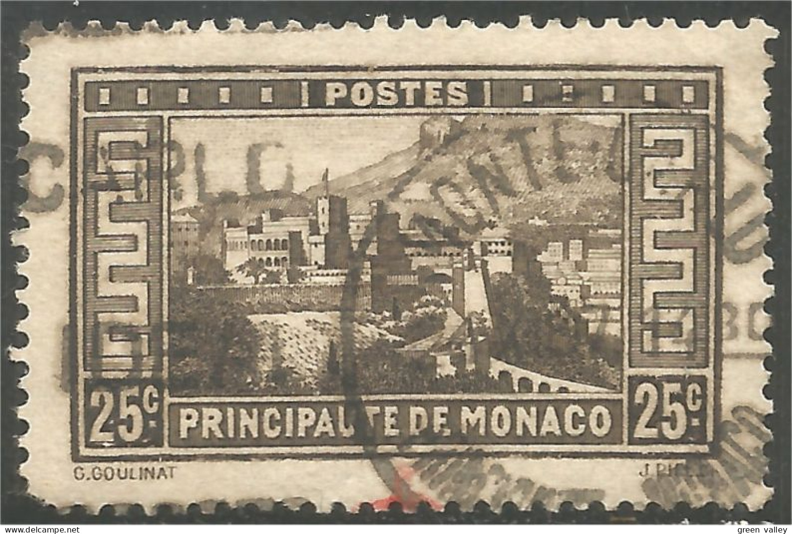 630 Monaco YT 121 Palais Princier Palace 25c (MON-86) - Gebraucht