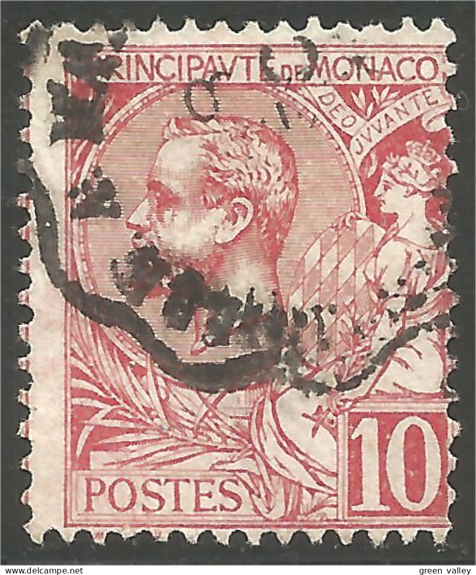 630 Monaco YT 23 10c Rouge 1901 (MON-56) - Used Stamps