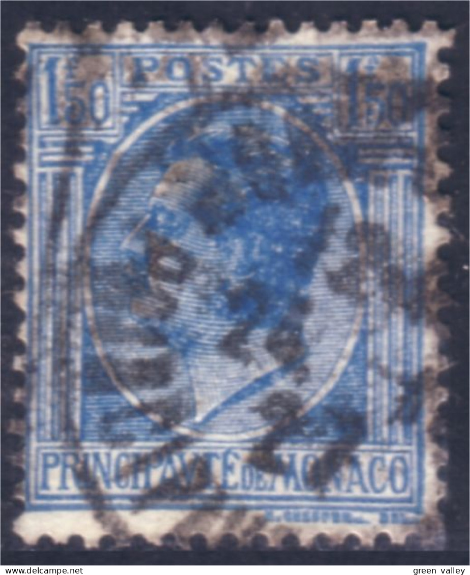 630 Monaco YT 99 1f50 Bleu Sur Azur Oblitération Circulaire 1927 (MON-21) - Used Stamps