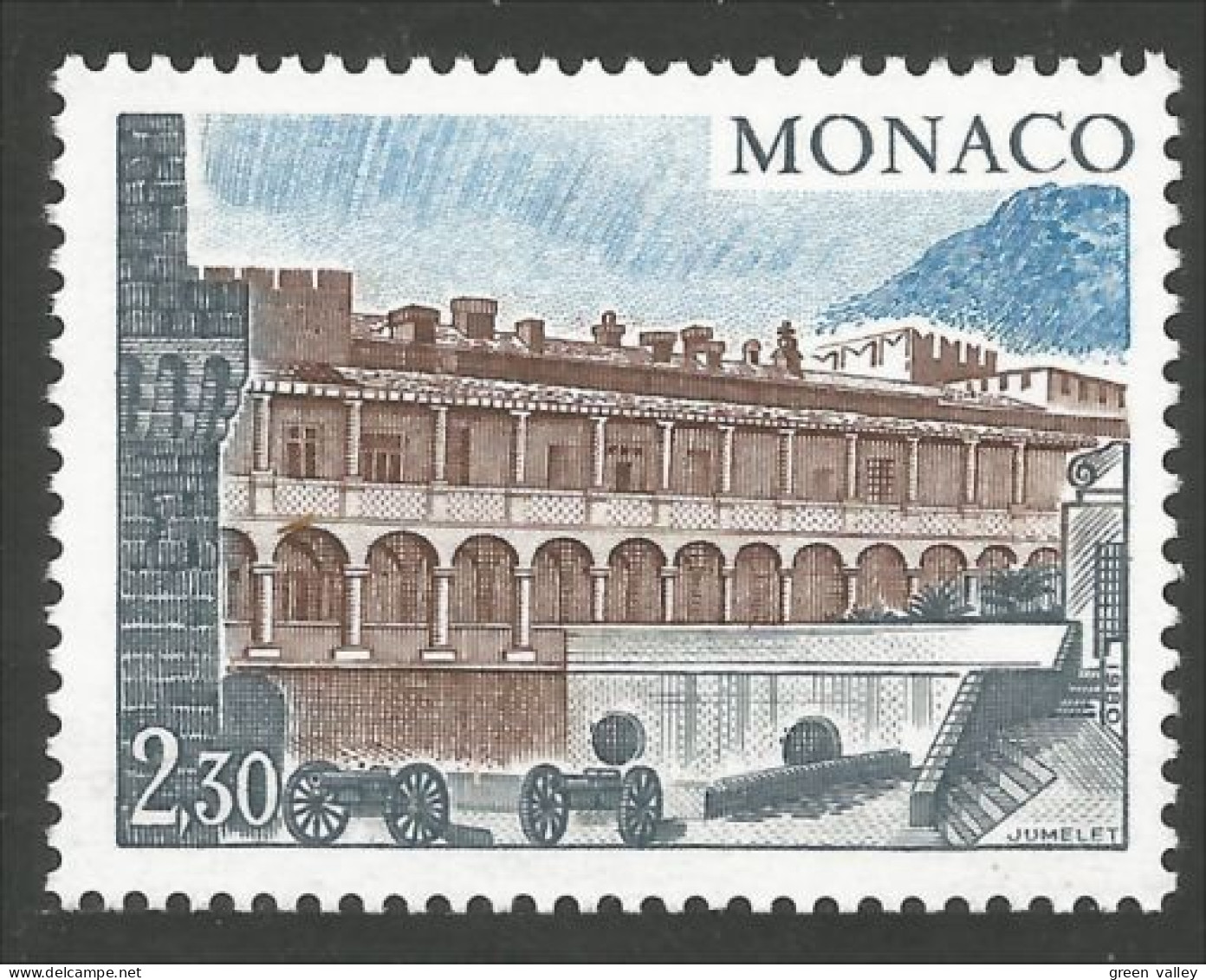 630 Monaco Yv 1217 Palais Princier Prince Palace MNH ** Neuf SC (MON-894b) - Sonstige & Ohne Zuordnung