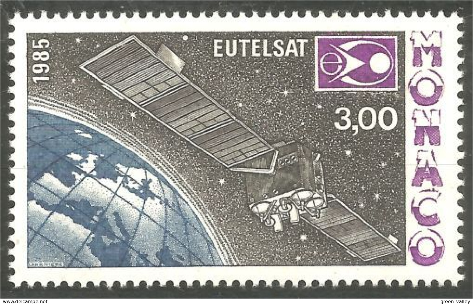 630 Monaco Yv 1505 Telecommunications Satellite Espace Space Eutelsat MNH ** Neuf SC (MON-738b) - Europe