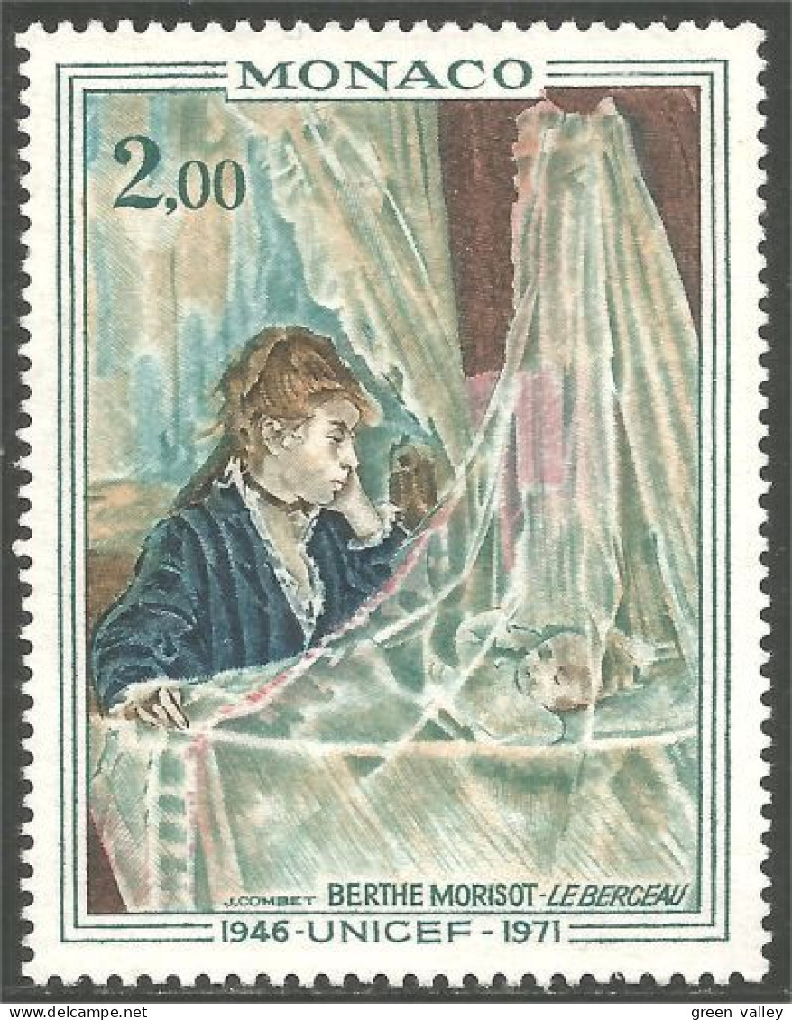 630 Monaco Yv 877 Tableau Morissot Painting MNH ** Neuf SC (MON-702) MNH ** Neuf SC (MON-702) - Unused Stamps