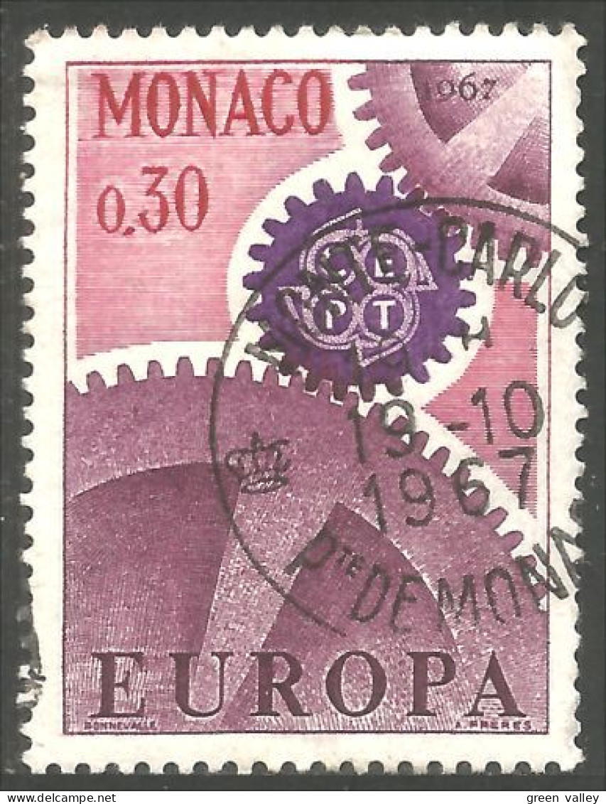630 Monaco Yv 729 Europa30c Wheels Roues Dentées (MON-692) - Used Stamps