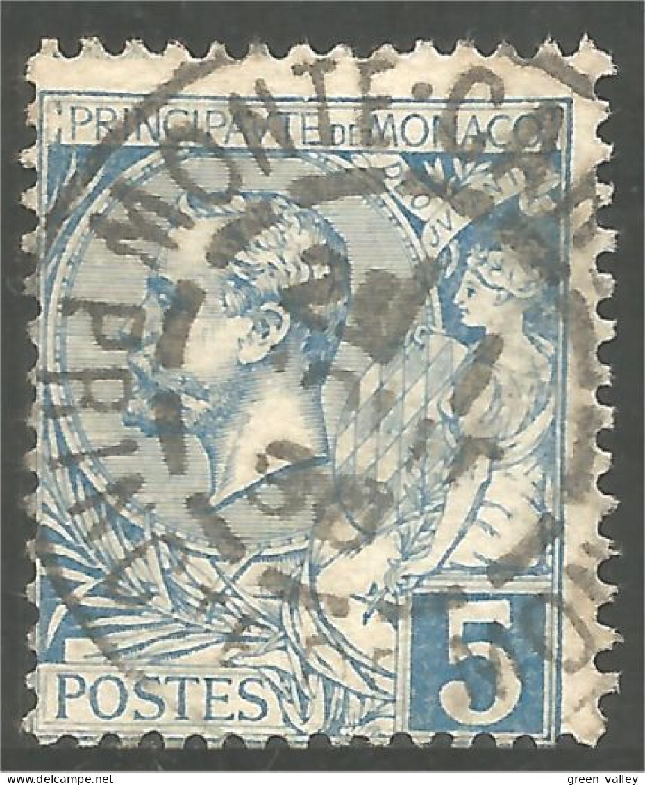 630 Monaco Yv 13 Prince Albert Ier 5c (MON-616) - Used Stamps