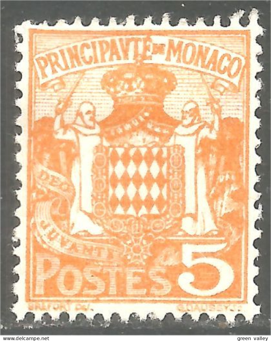 630x Monaco 1924 Armoiries Coat Of Arms MH * Neuf (MON-595) - Stamps