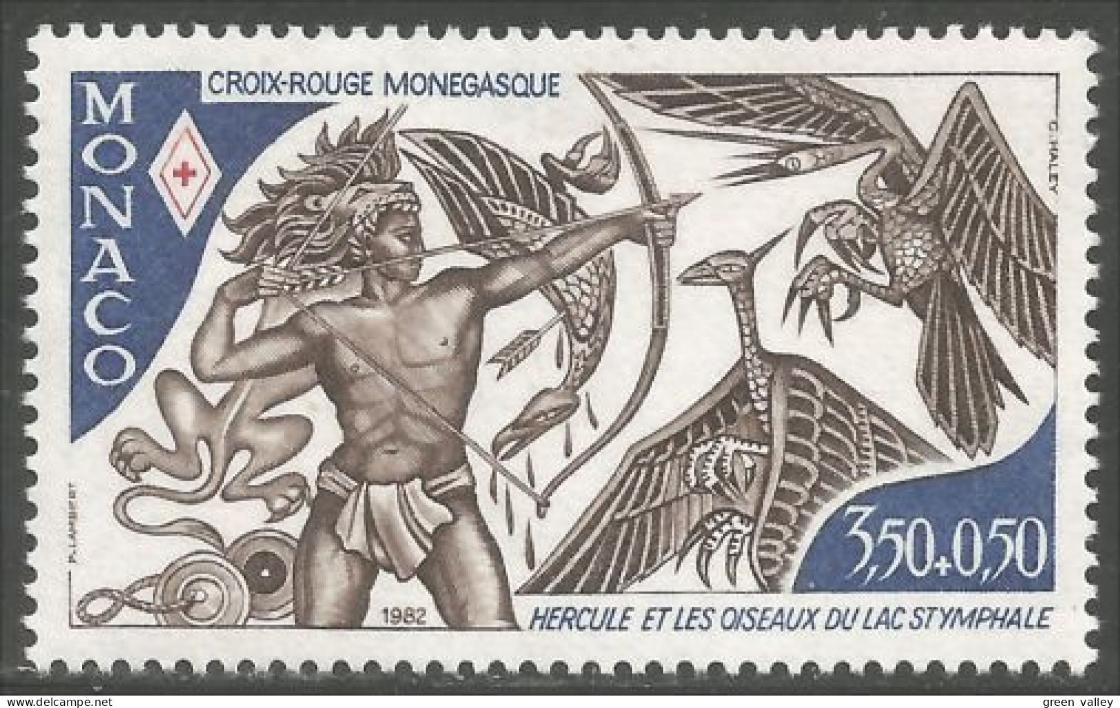 630x Monaco Hercule Dragons Drachen Draghi MH * Neuf (MON-567) - Mythology