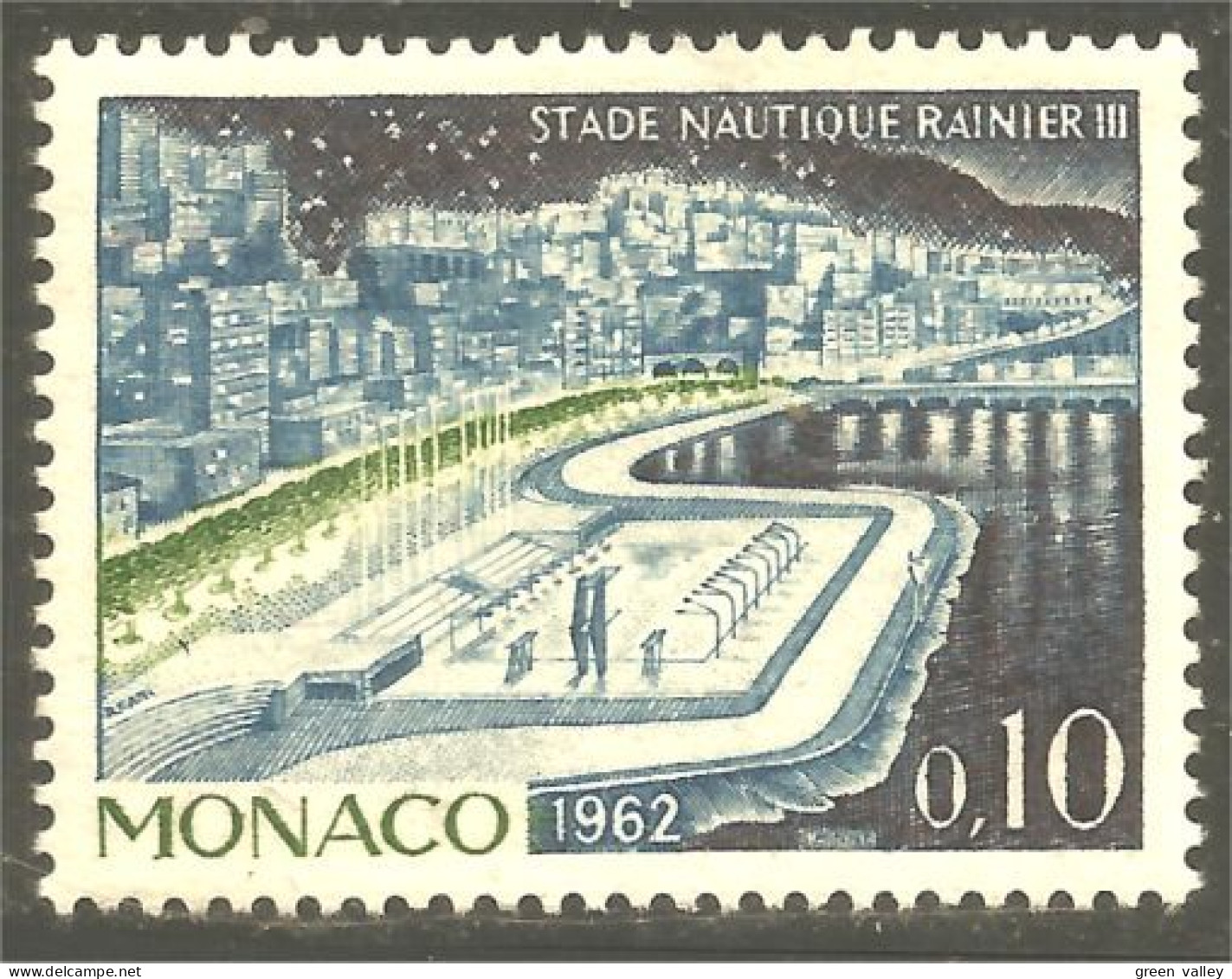 630x Monaco Stade Nautique Nautical Stadium Piscine Swimming Pool MH * Neuf (MON-946) - Natation