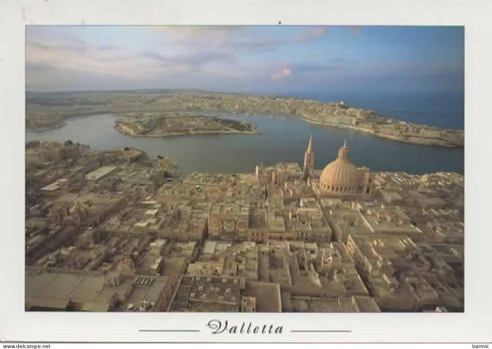 MALTE, VALETTA, VUE AERIENNE GENERALE    COULEUR  REF 15019 - Malta