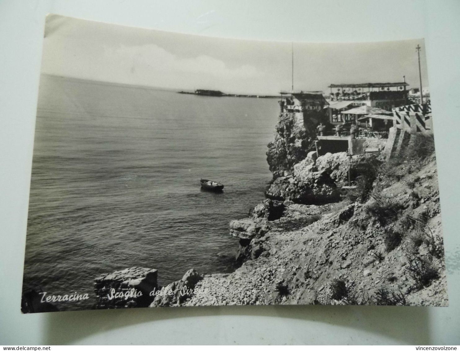 Cartolina Viaggiata "TERRACINA Scoglio Della Sirena"  1960 - Latina