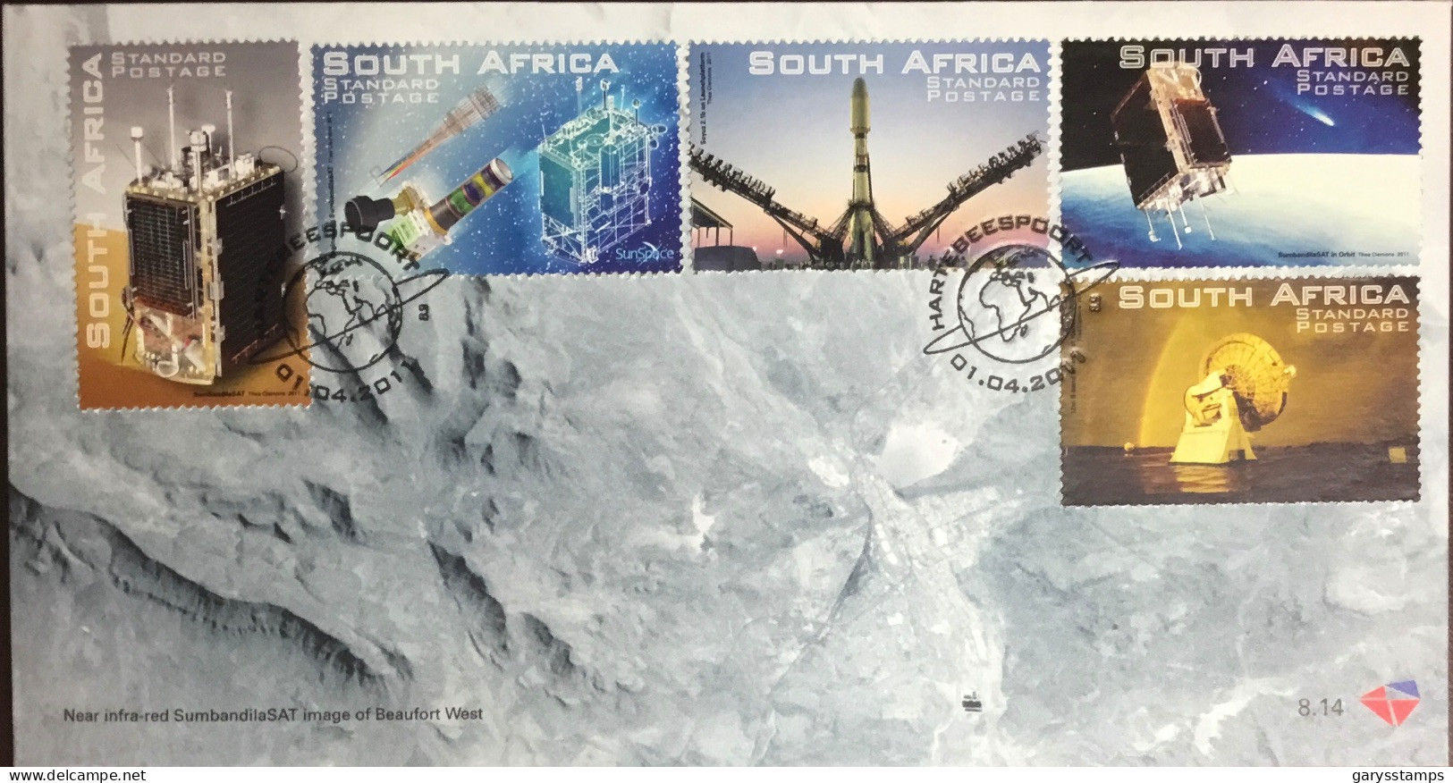 South Africa 2011 Satellite FDC Cover - FDC