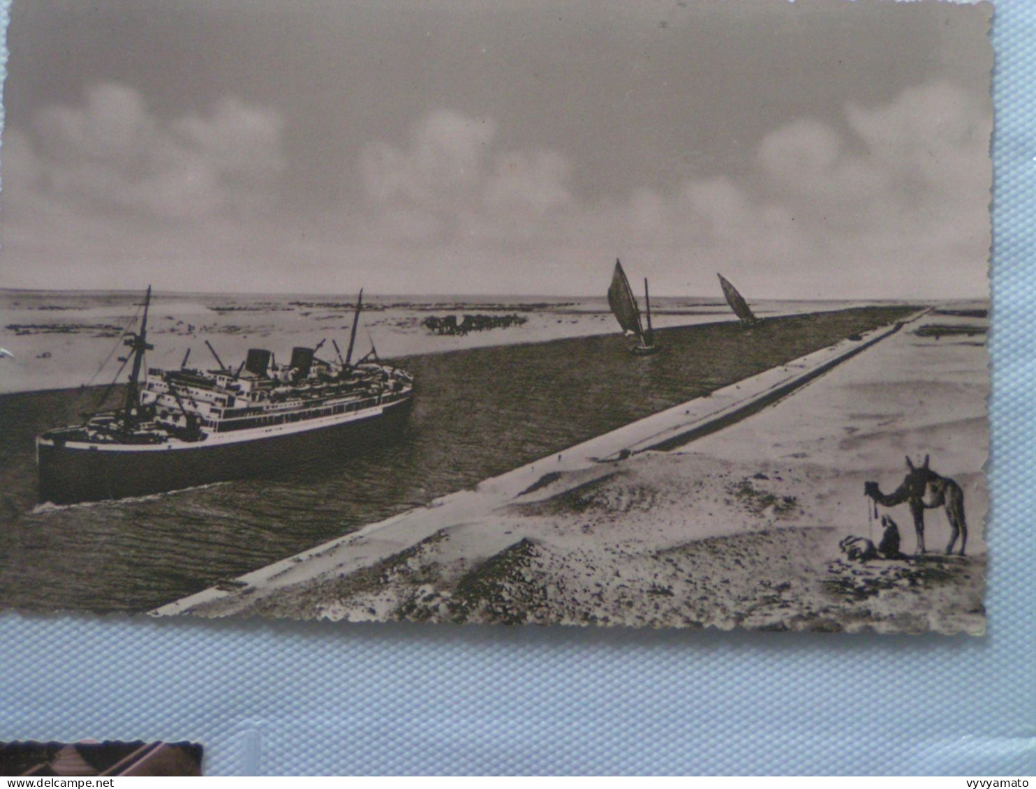 CANAL DE SUEZ PASSAGE OF A GREAT LINER - Suez