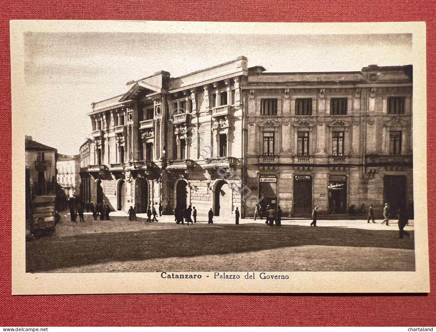 Cartolina - Catanzaro - Palazzo Del Governo - 1925 Ca. - Catanzaro