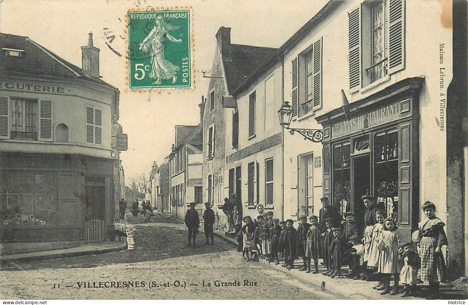 VILLESCRESNES - La Grande Rue, Un Tabac. - Villecresnes