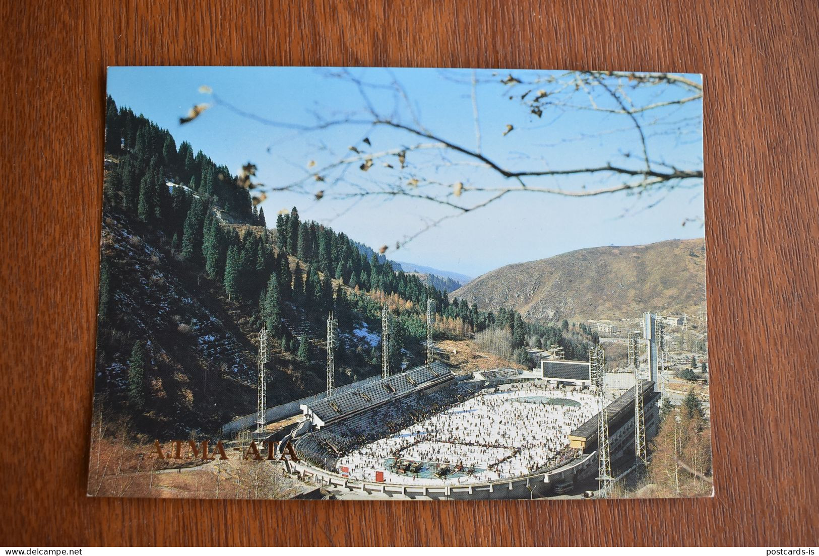 G404 Almaty Alma-Ata Medeu Sports Complex Medeo 1984 URSS - Kazakhstan