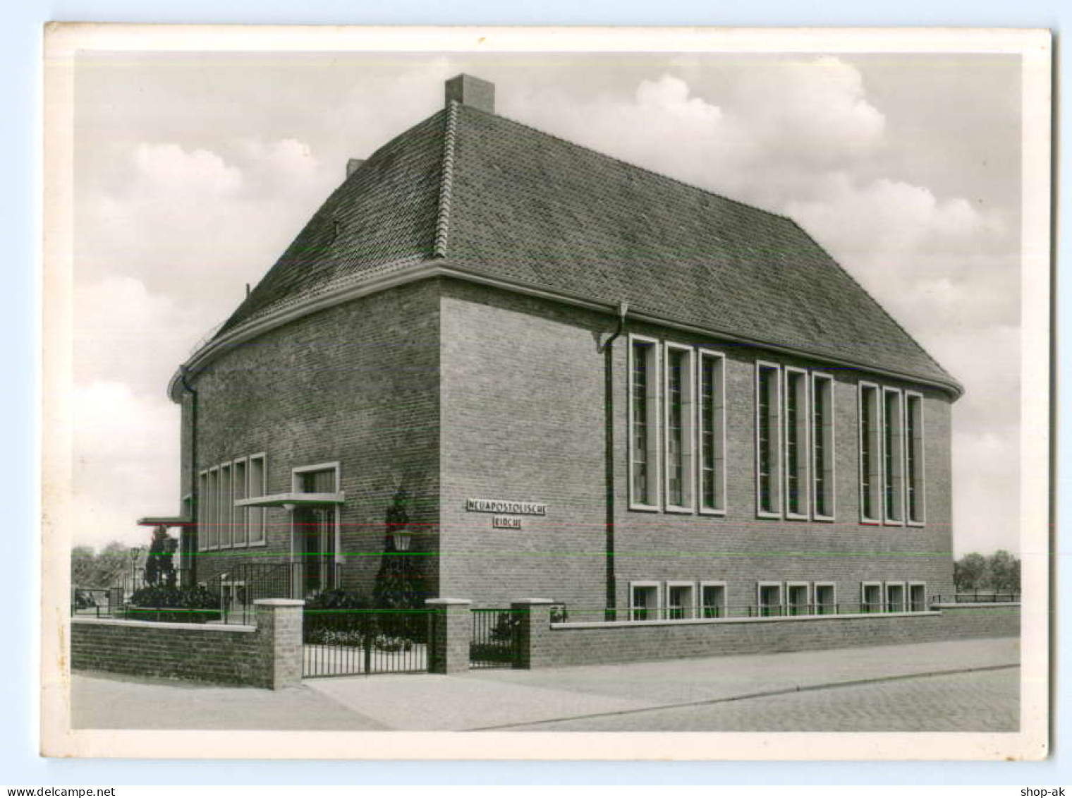 Y10418/ Hamburg Barmbeck Schwalbenstr.  Neuapostolische Kirche Foto AK Ca.1955 - Nord