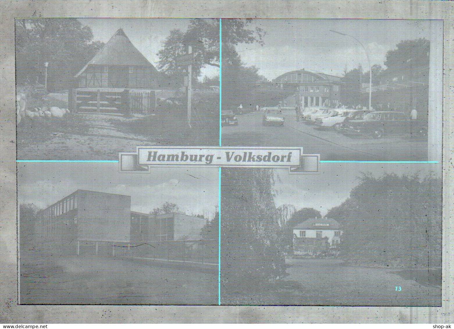 Neg3207/ Hamburg Volksdorf  60er Jahre - Wandsbek