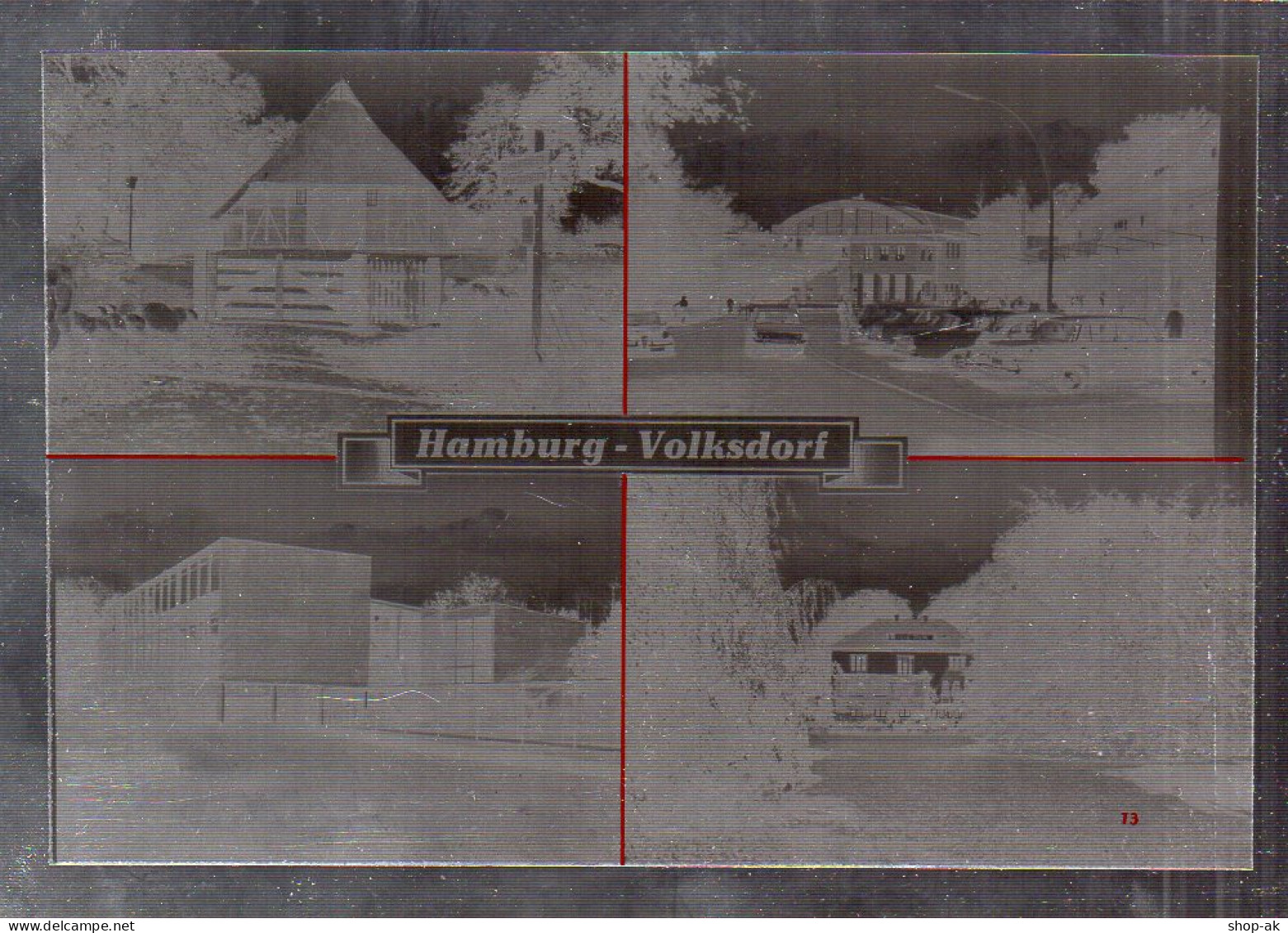 Neg3207/ Hamburg Volksdorf  60er Jahre - Wandsbek