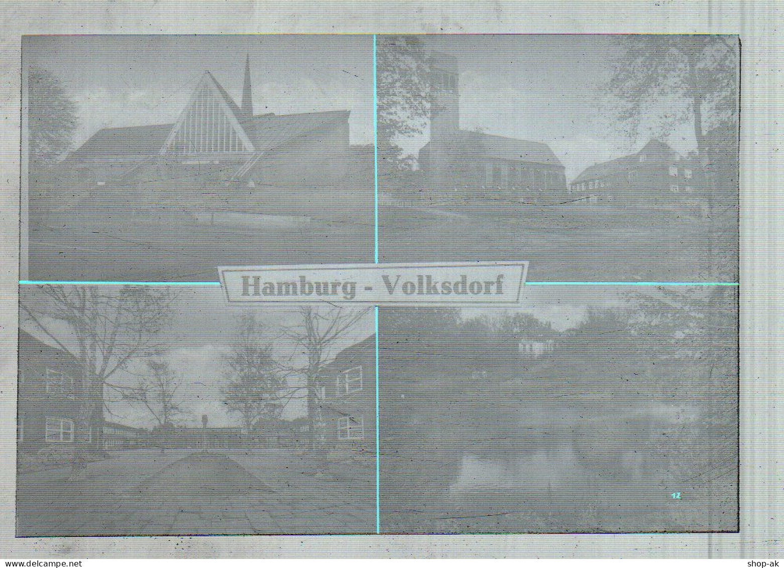 Neg3208/ Hamburg Volksdorf  60er Jahre - Wandsbek