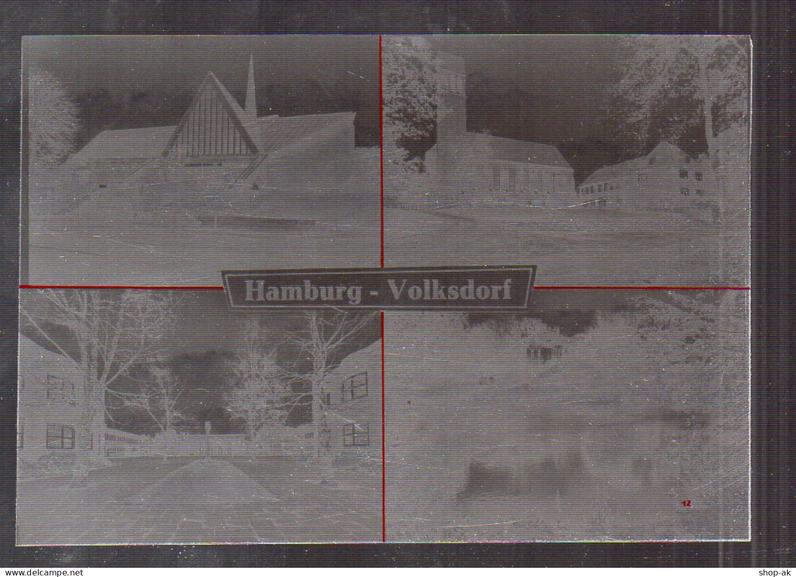 Neg3208/ Hamburg Volksdorf  60er Jahre - Wandsbek