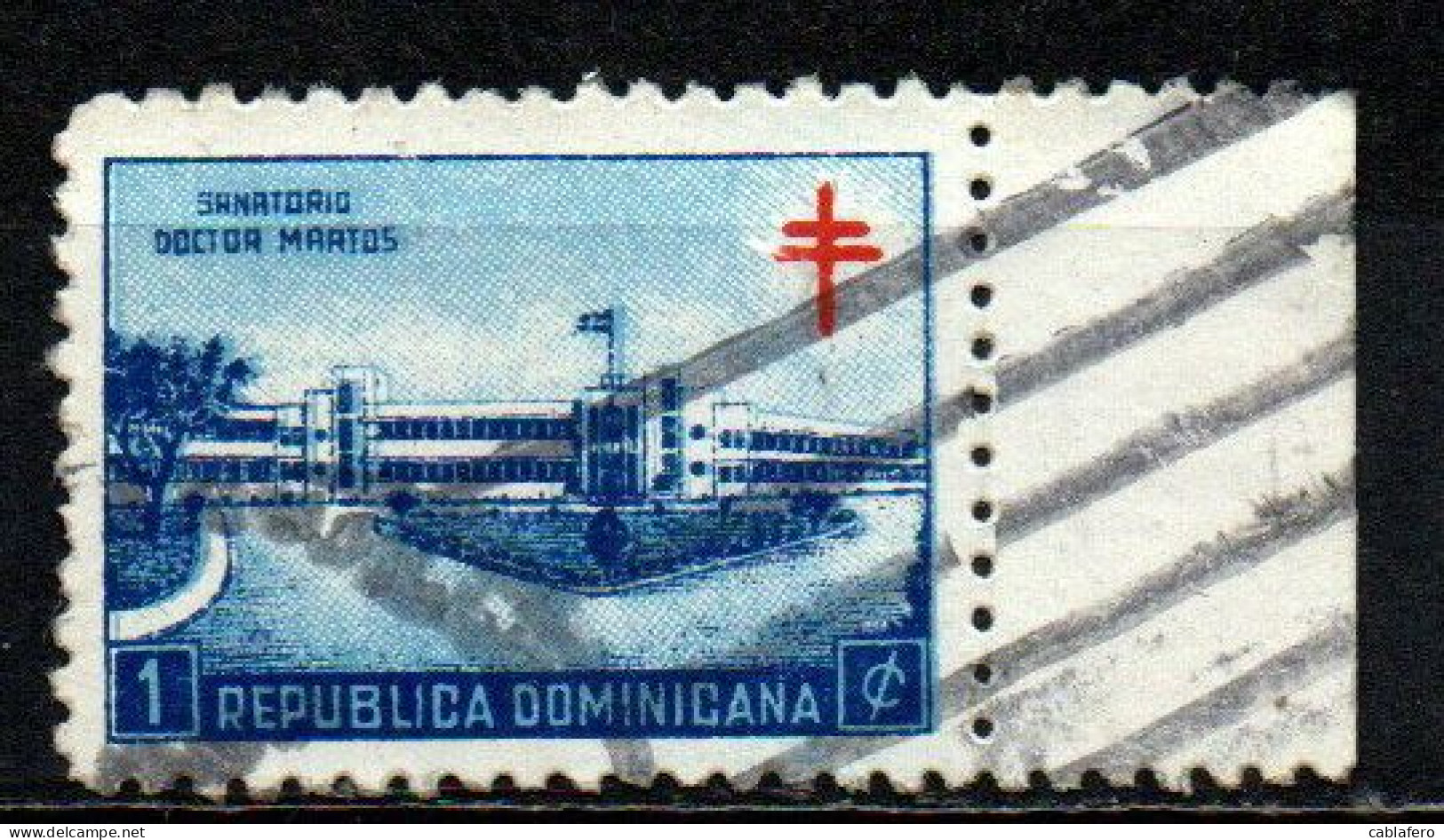 REPUBBLICA DOMENICANA - 1944 - Dr. Martos Sanatorium - USATO - Dominicaanse Republiek