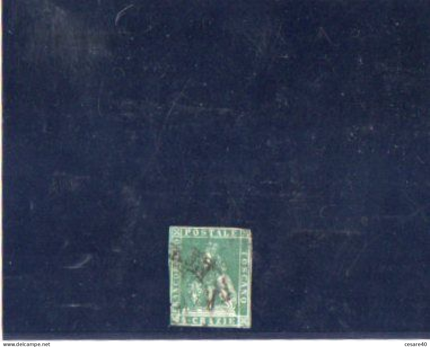 ITALIA - ANTICHI STATI, TOSCANA - 4 Crazie Verde 1857, Usato, Sassone € 300 - MAR 2024,05 - Toscane