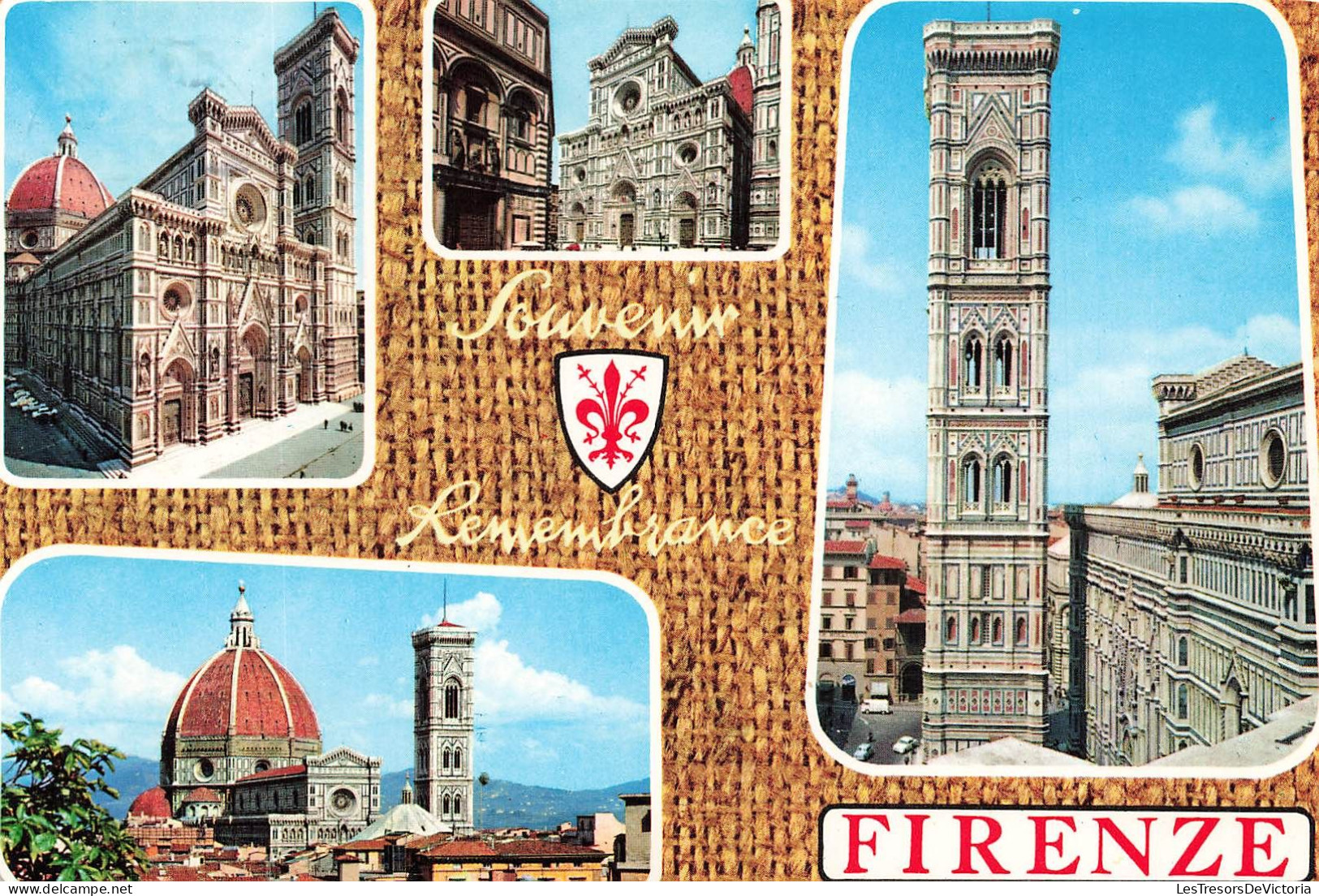 ITALIE - Firenze - Souvenir De Florence - Multivues - Colorisé - Carte Postale Ancienne - Firenze