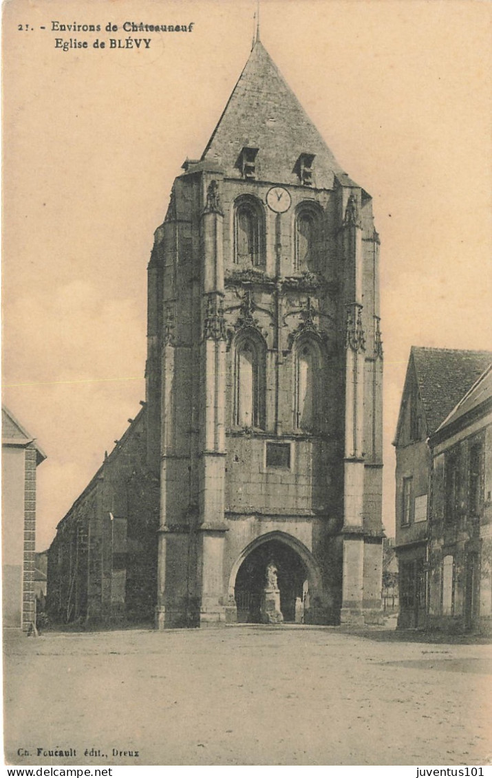 CPA Environs De Chateauneuf-Eglise De Blévy-21        L2768 - Châteauneuf