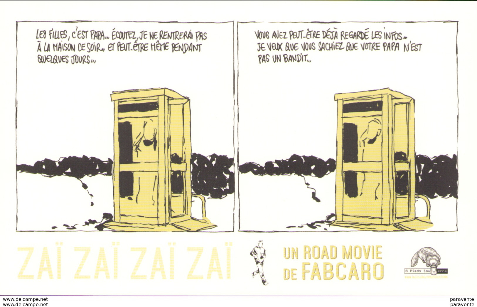 FABCARO : Exlibris De 6 PIEDS SOUS TERRE Pour ZAI ZAI ZAI - Illustrators D - F