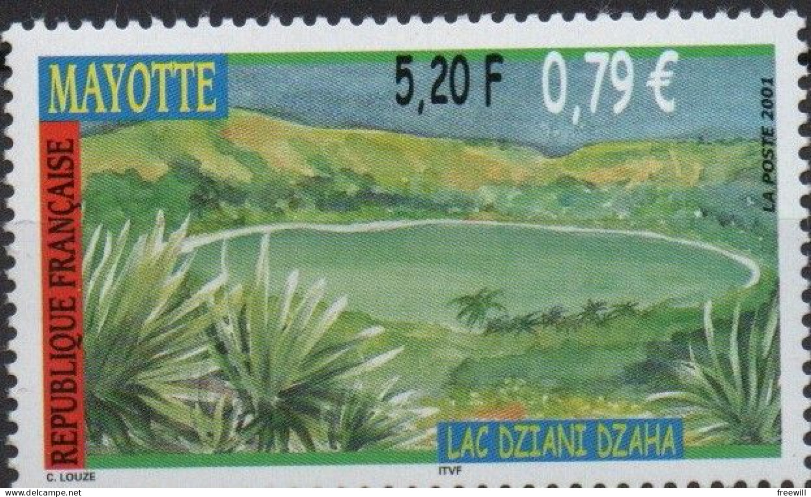 Le Lac Dziane Dzaha 2001 XXX - Unused Stamps