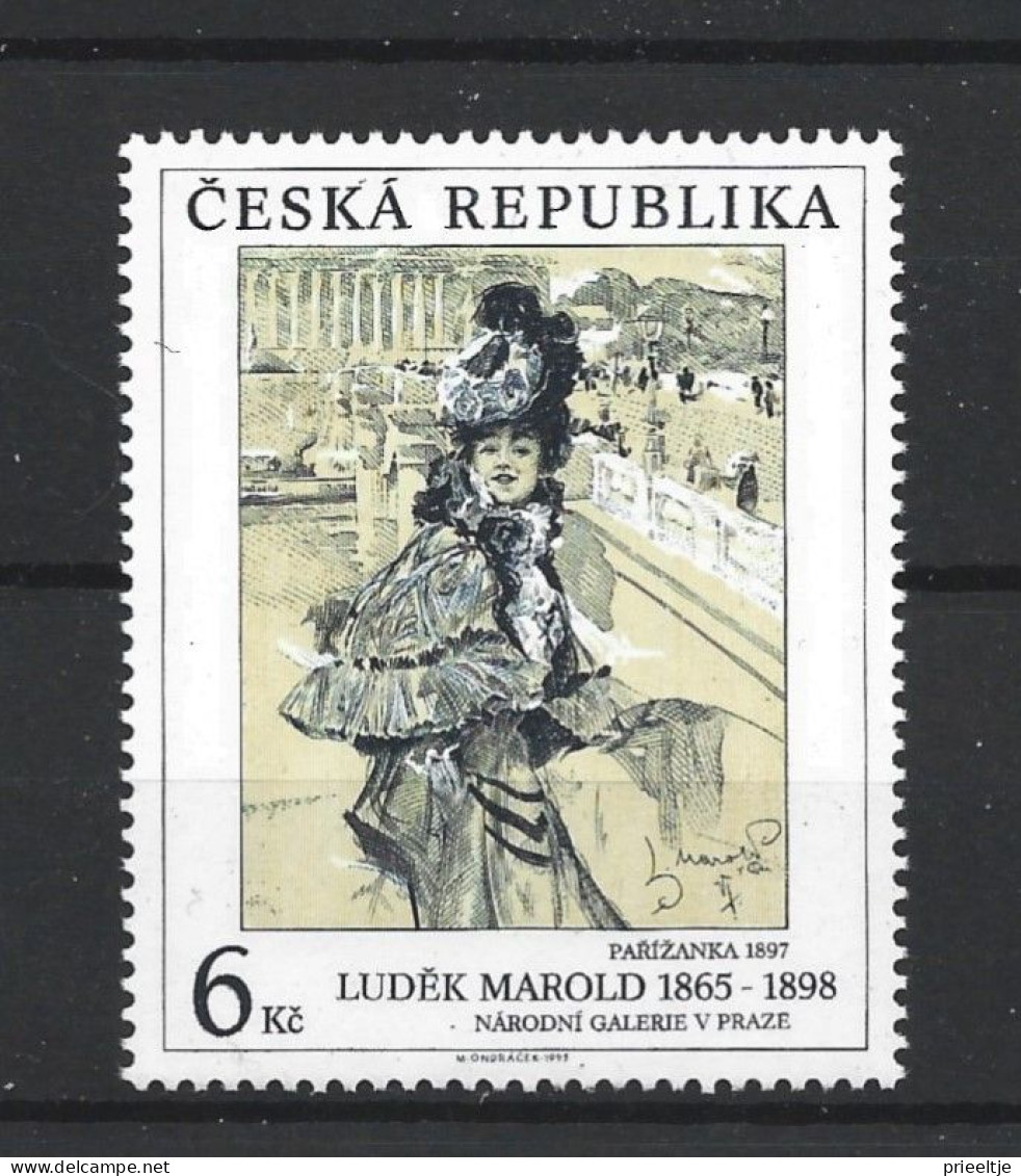 Ceska Rep. 1995 Painting Y.T. 95 ** - Unused Stamps