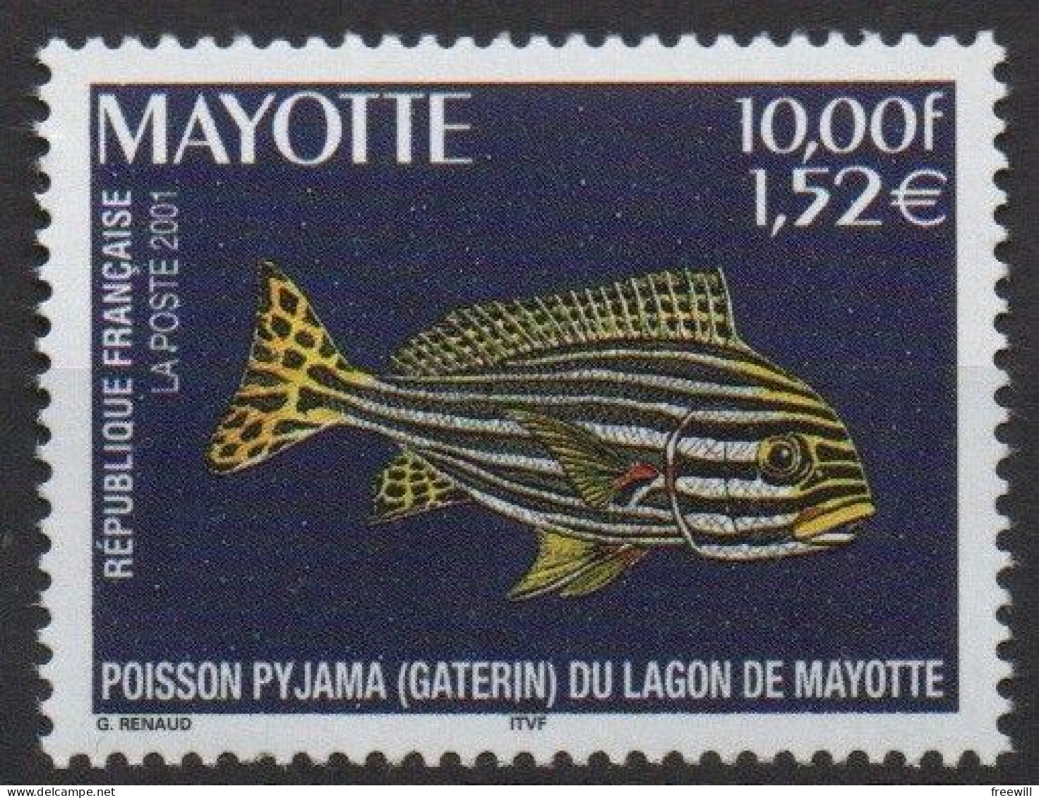 Le Poisson Pijama 2001 XXX - Unused Stamps