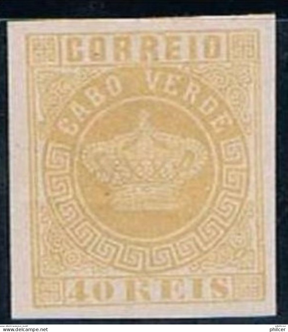 Cabo Verde, 1881/5, # 13, Não Denteado, MNG - Kaapverdische Eilanden