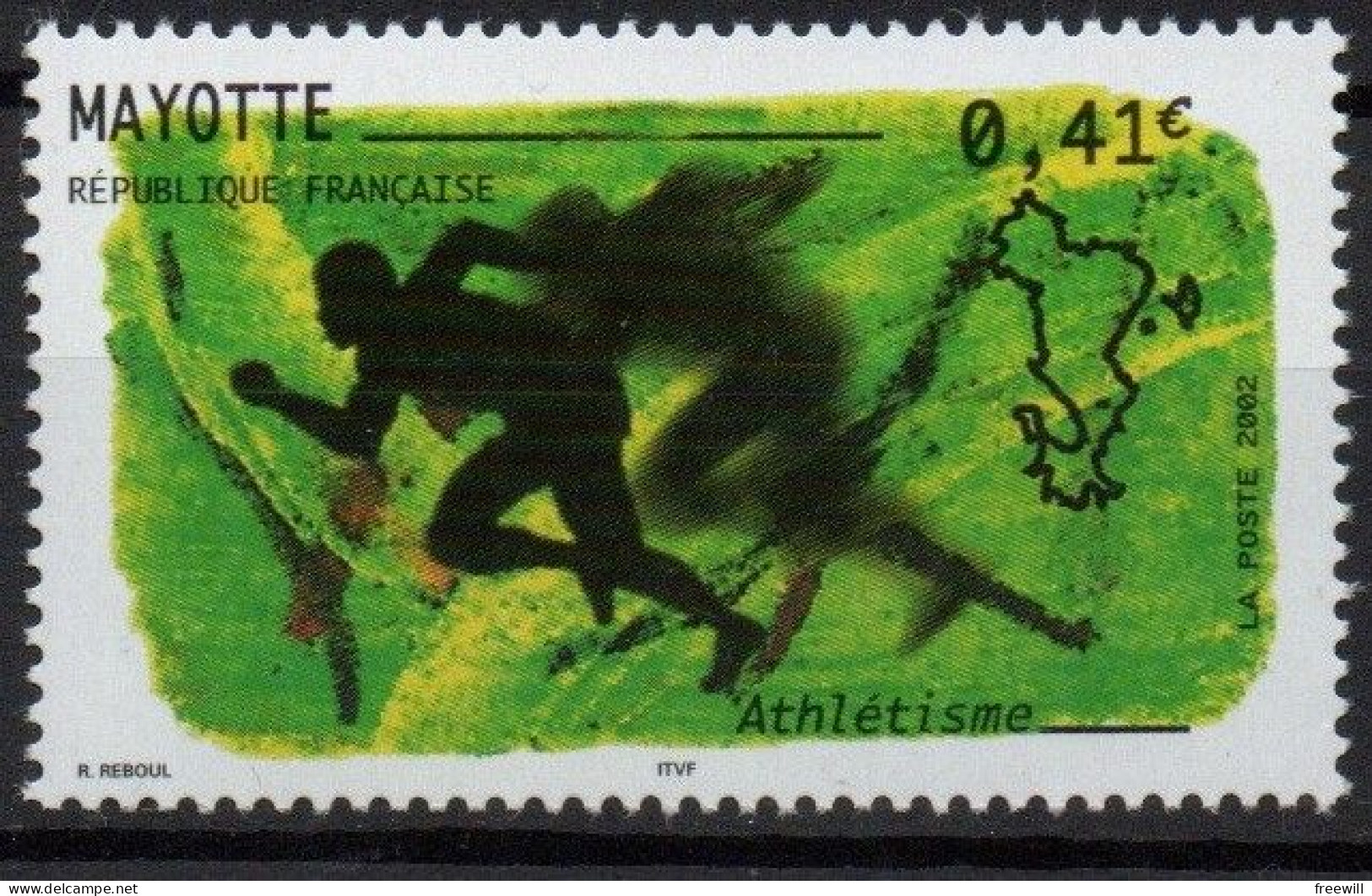 Mayotte 2002 Athlétisme  XXX - Ungebraucht