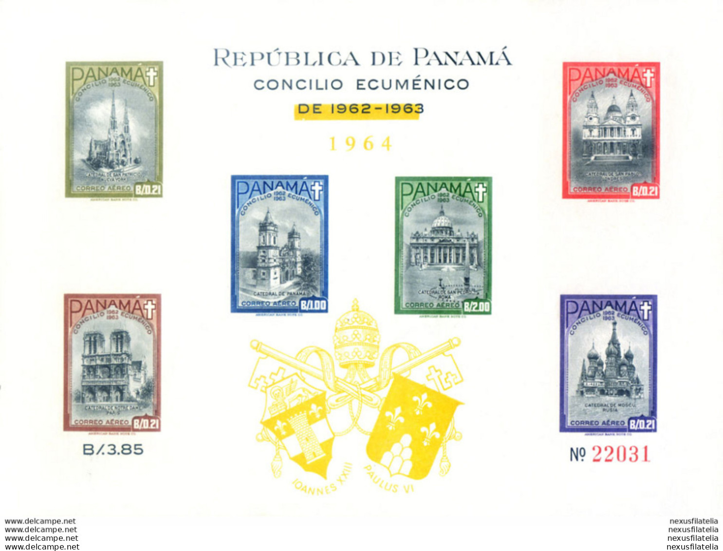 Concilio Vaticano II 1964. - Panamá