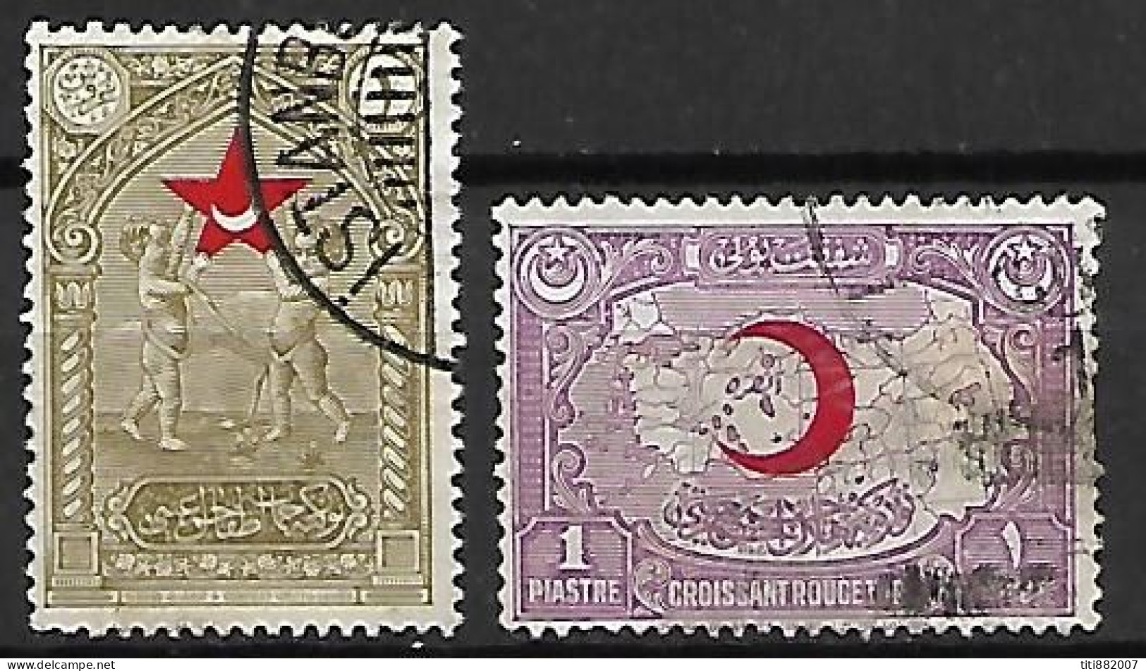 TURQUIE    -    1928 / 32.   Y&T N° 24  &  31   Oblitérés - Wohlfahrtsmarken