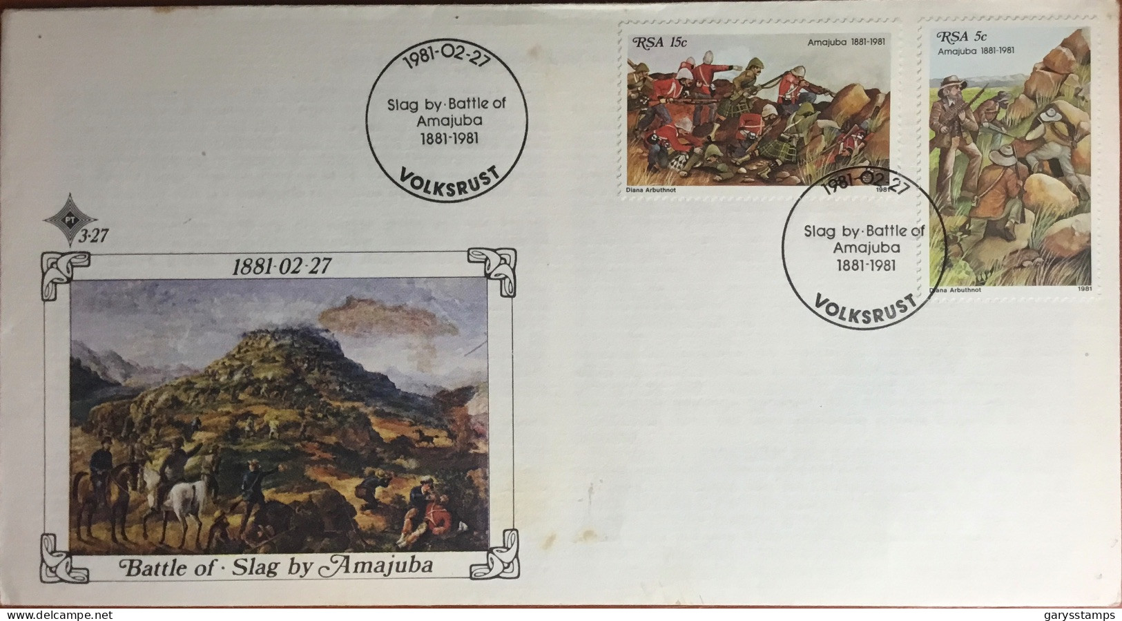 South Africa 1981 Battle FDC Cover - FDC