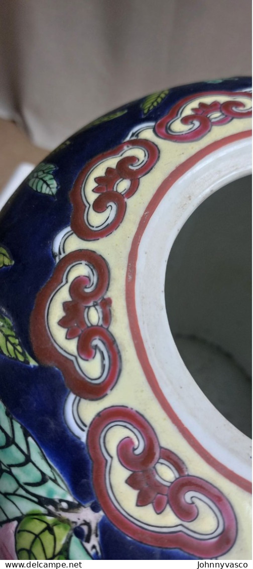 Zeldzame Chinese Quianlong Gember Pot Met Deksel - Asiatische Kunst