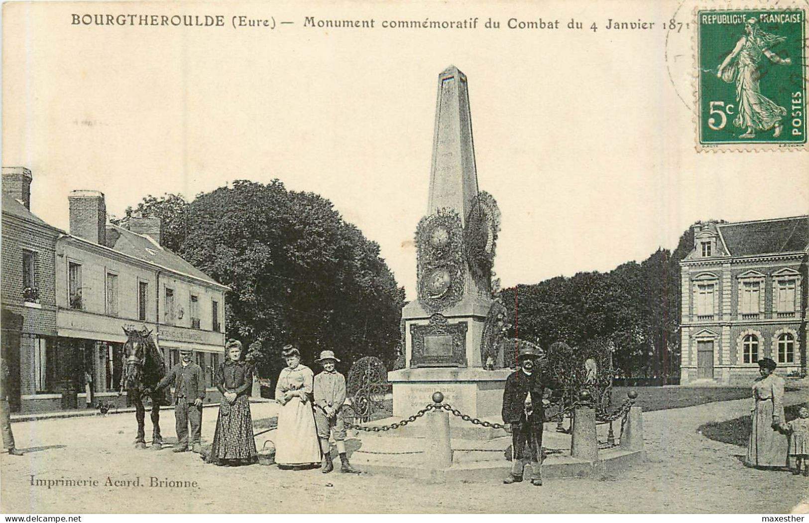 BOURGTHEROULDE Le Monument - Bourgtheroulde