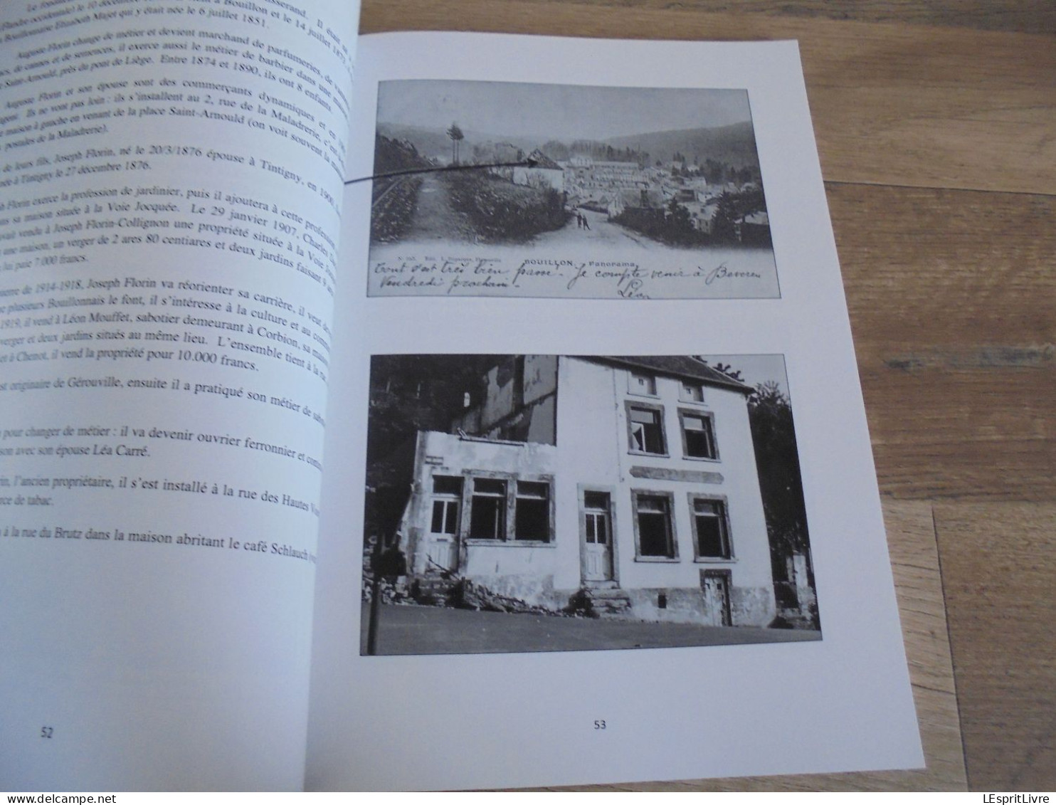 UN SIECLE DE BON DEBIT à BOUILLON 1850 1950 Régionalisme Ardenne Semois Cafés Bistrot Café Boisson Hôtel Restaurant