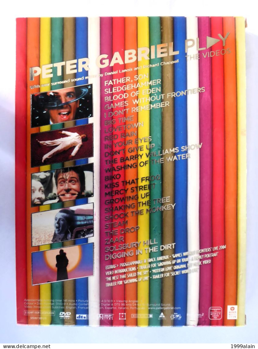 PETER GABRIEL / PLAY THE VIDEOS - EDITION REMESTERISEE - Autres & Non Classés