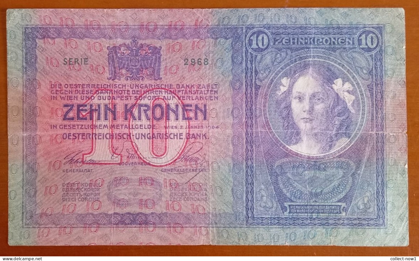 #1  ÖSTERREICH / AUSTRIA - 1904 , ZEHN KRONEN , 10 KRONEN - Oesterreich